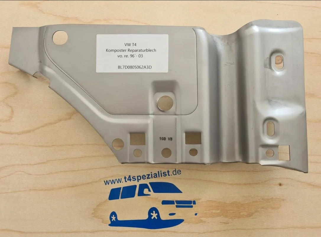 VW T4 Reparaturblech Einschweißblech Komposter — KFZ Lischka